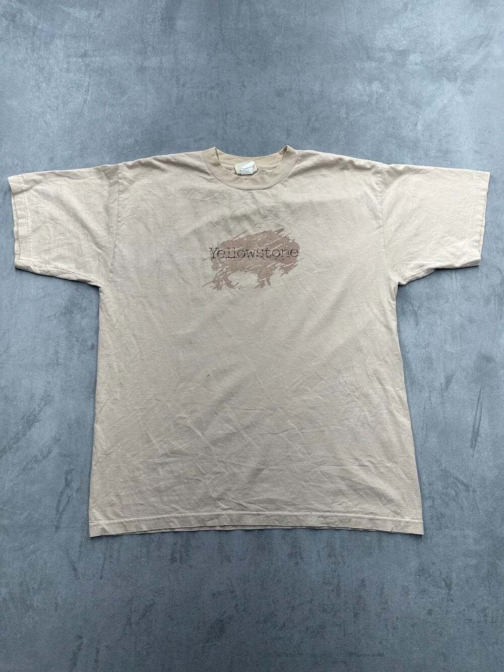 Fred Harvey Trading Company Yellowstone T-Shirt Beige